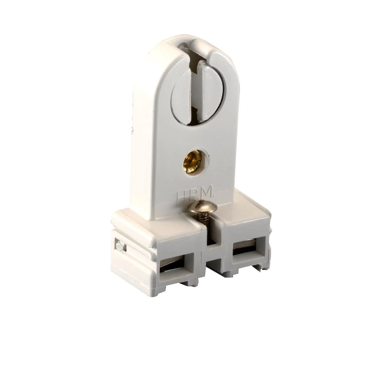 HPM Fluorescent Lampholder - 100mm Plastic - Durable Design
