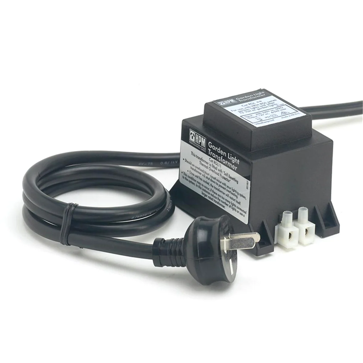 HPM Garden Light Transformer 12V 60W - Black - Outdoor Lighting