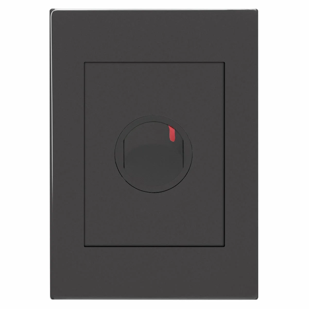HPM Vivo 1 Gang Double Pole Wall Switch 240V 40A Grey - Easy Installation
