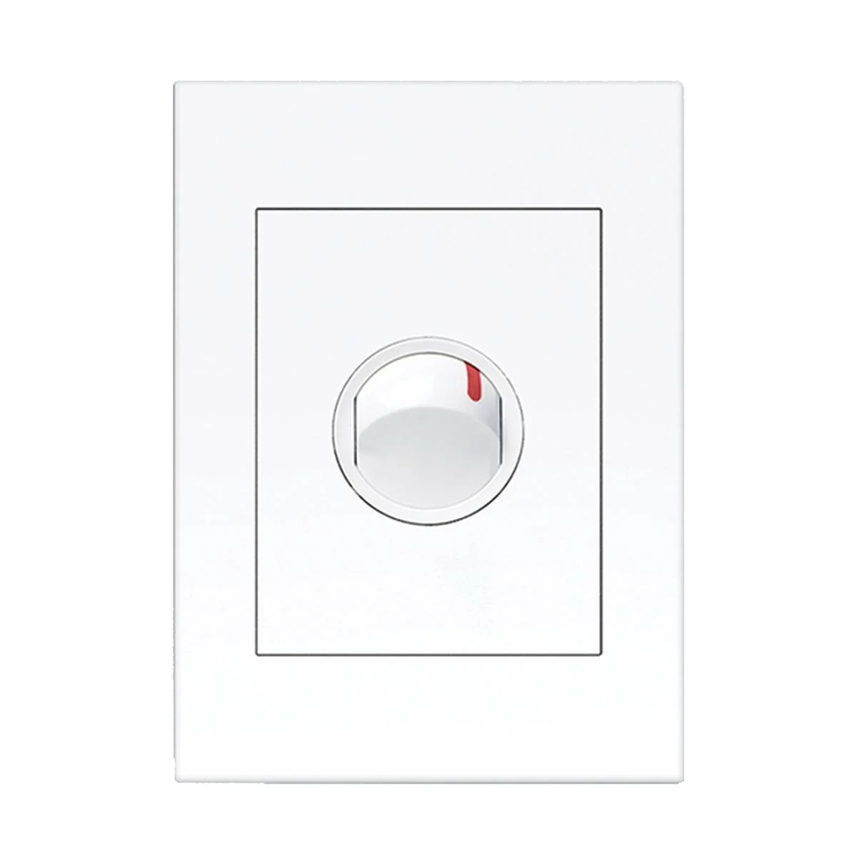 HPM Vivo 1 Gang Double Pole Wall Switch 240V 40A - White - Indoor Use