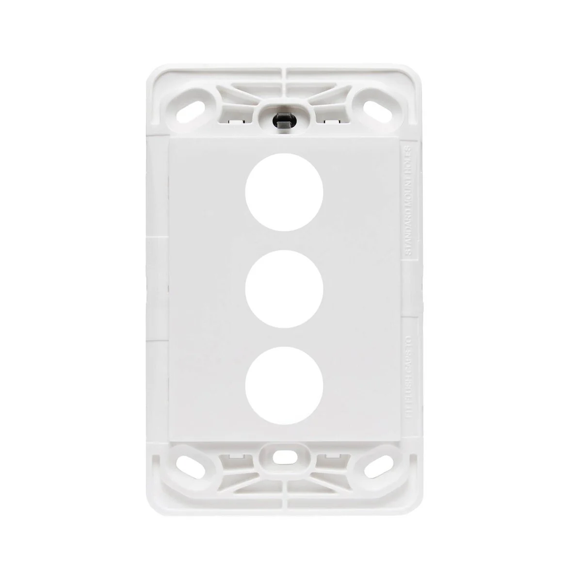 HPM Vivo 3 Gang Wall Switch - White - 118mm x 85mm - Easy Installation