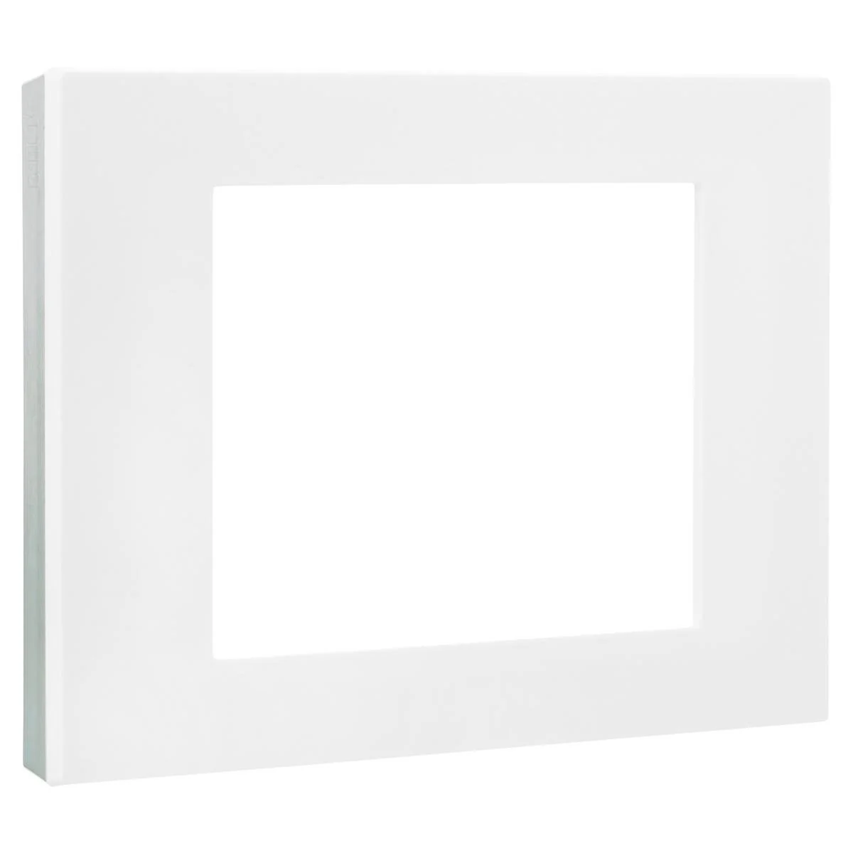 Hpm Vivo Coverplate - Electrical Coverplate 118mm x 85mm - White Gloss Chrome