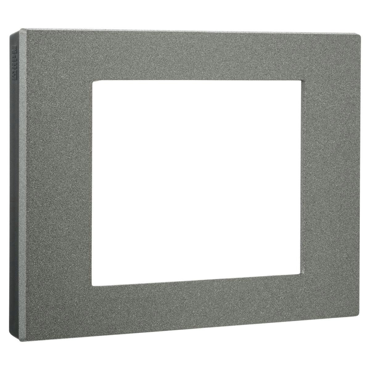 Hpm Vivo Coverplate Grey Gloss - 118mm x 85mm - Durable & Modern Design