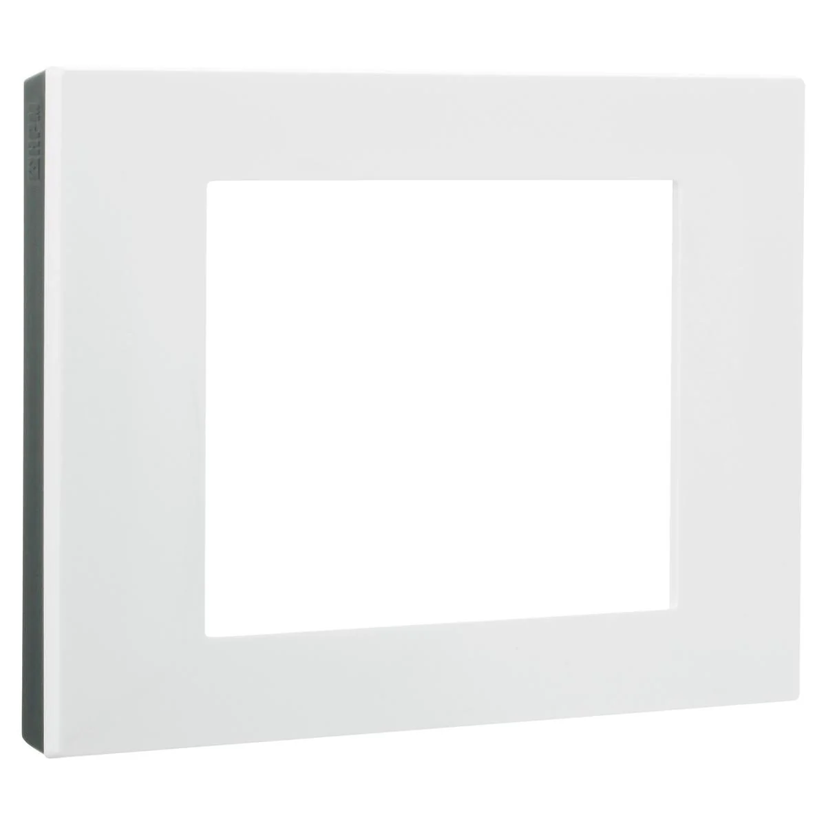 Hpm Vivo Coverplate White Gloss - Square Design - 118mm x 85mm - Durable Plastic
