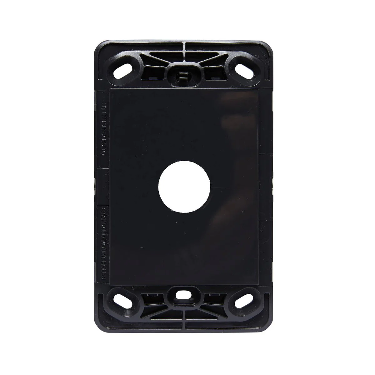 HPM Vivo Grey 1 Gang Wall Switch Grid Plate 118mm x 85mm - Easy Installation