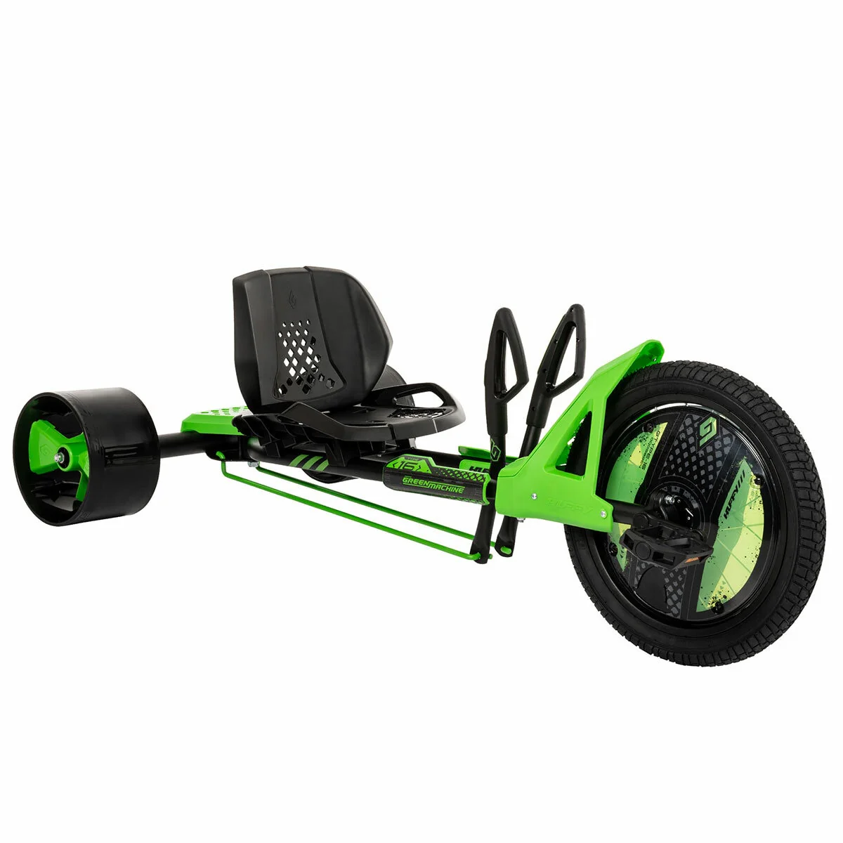 Huffy Green Machine Drift Trike 40.6cm 16in Wheels Green 98364 Durable