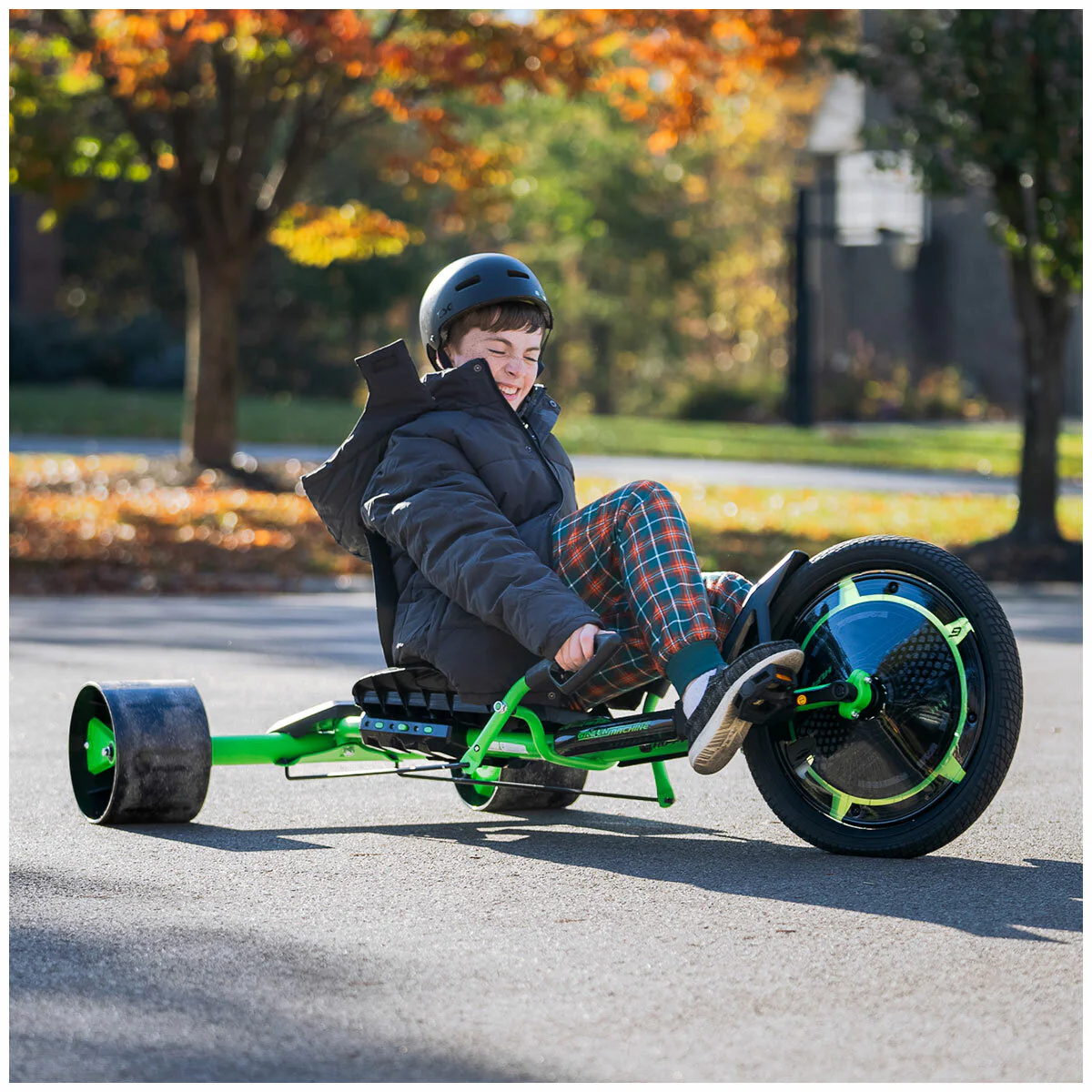 Huffy Green Machine Drift Trike 40.6cm 16in Wheels Green 98364 Durable - Image 16