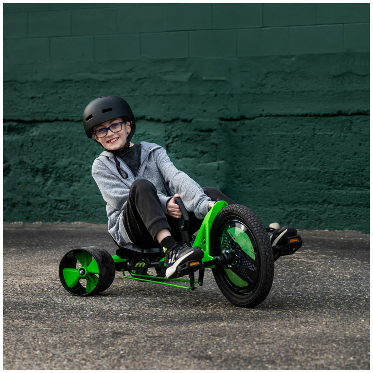 Huffy Green Machine Drift Trike 40.6cm 16in Wheels Green 98364 Durable - Image 18