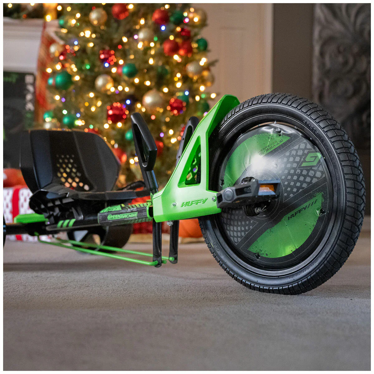 Huffy Green Machine Drift Trike 40.6cm 16in Wheels Green 98364 Durable - Image 19