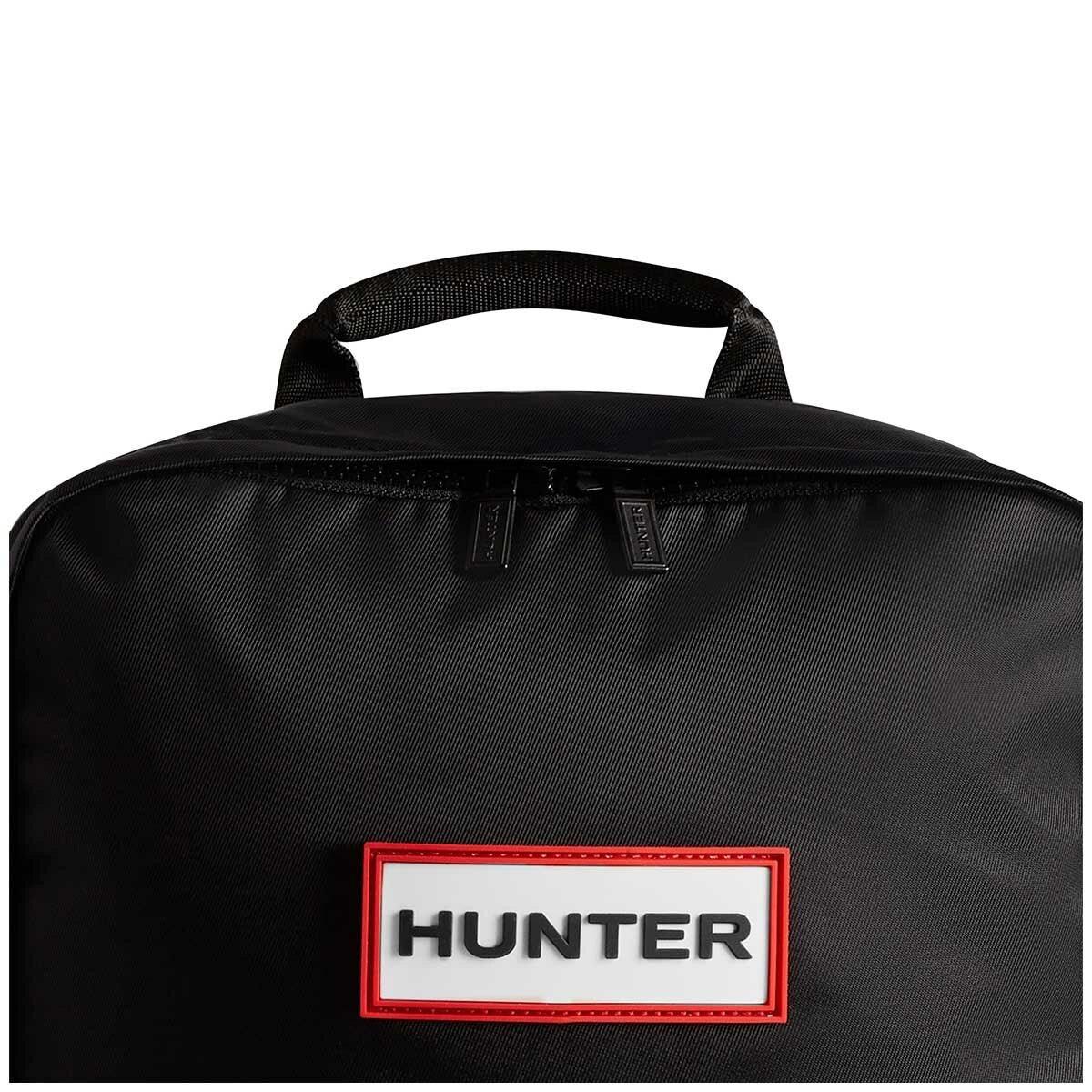 Hunter Water-Resistant Nylon Top Clip Backpack 16L Capacity Black - Image 4