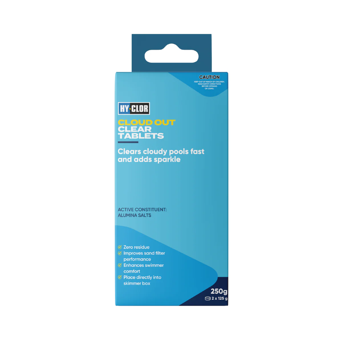 Hy-Clor Cloud Out Tablets - 2 Pack - Aluminium Sulphate - Fine Filtration