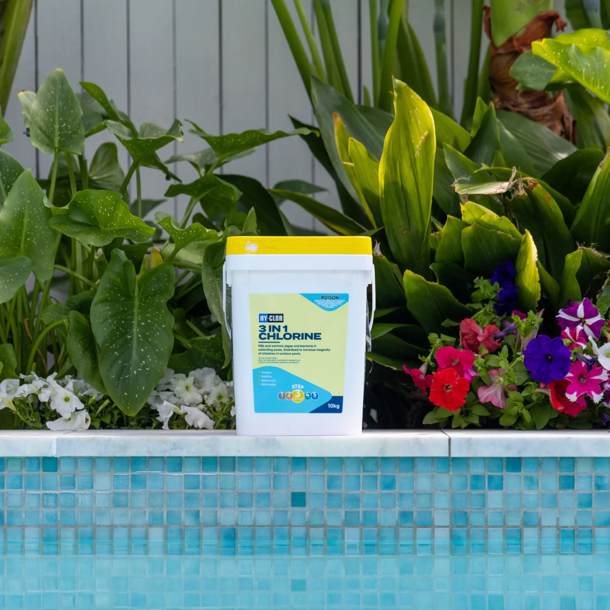 Hy Clor Granular Chlorine - 10kg - Sodium Dichloroisocyanurate - 3 in 1 - Image 2