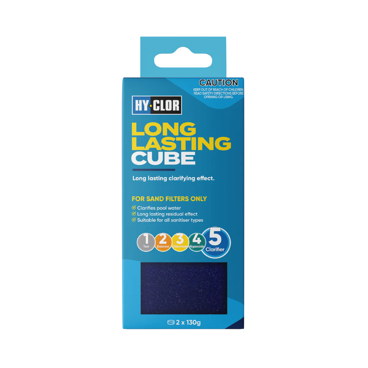 Hy Clor Pool Cubes - 2 Pack - Polyacrylamide - Water Clarifier