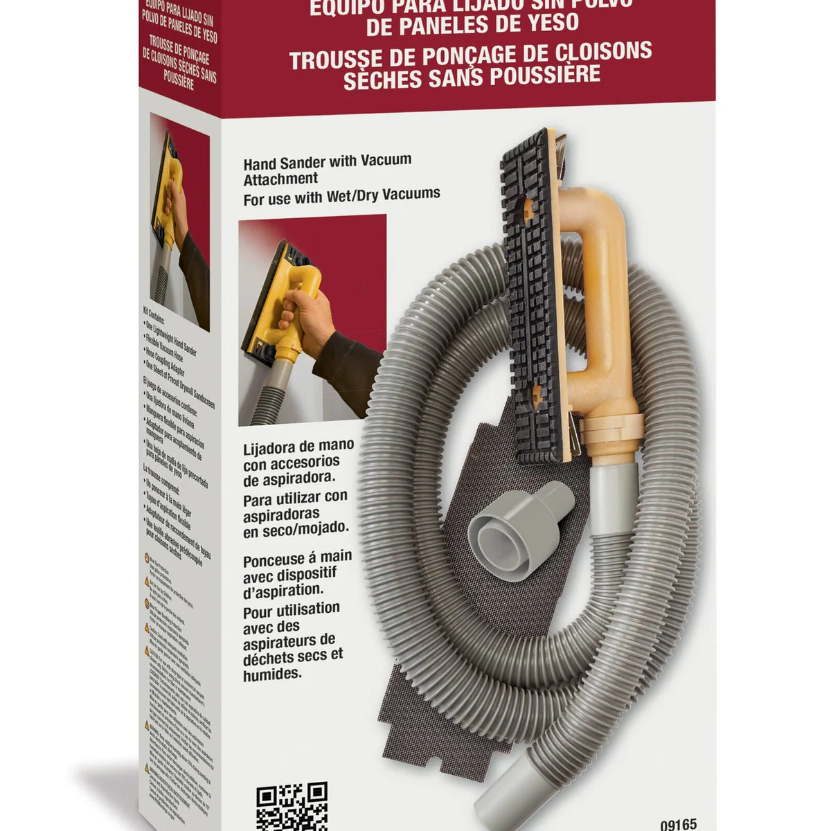 Hyde Hand Sander - 152mm - Plastic - Dust Free Vacuum Tool - Image 2