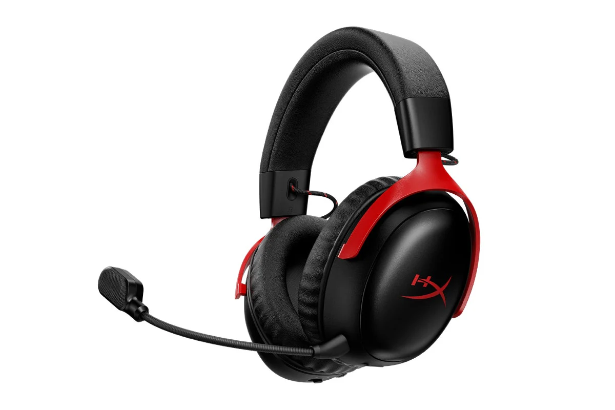 HyperX Cloud III S Wireless Gaming Headset Black Red
