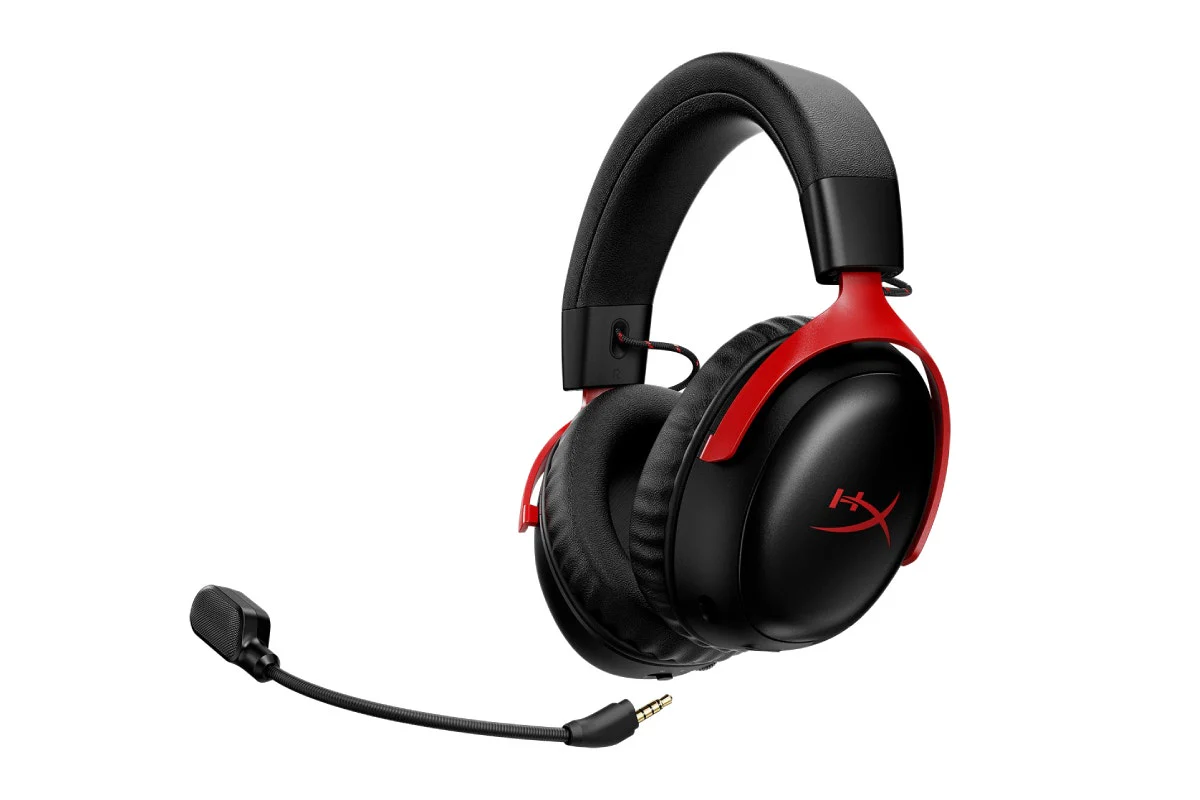 HyperX Cloud III S Wireless Gaming Headset Black Red - Image 2