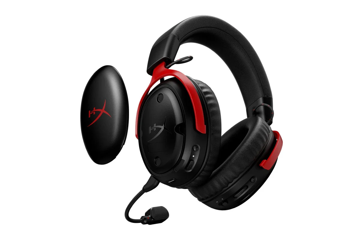 HyperX Cloud III S Wireless Gaming Headset Black Red - Image 4