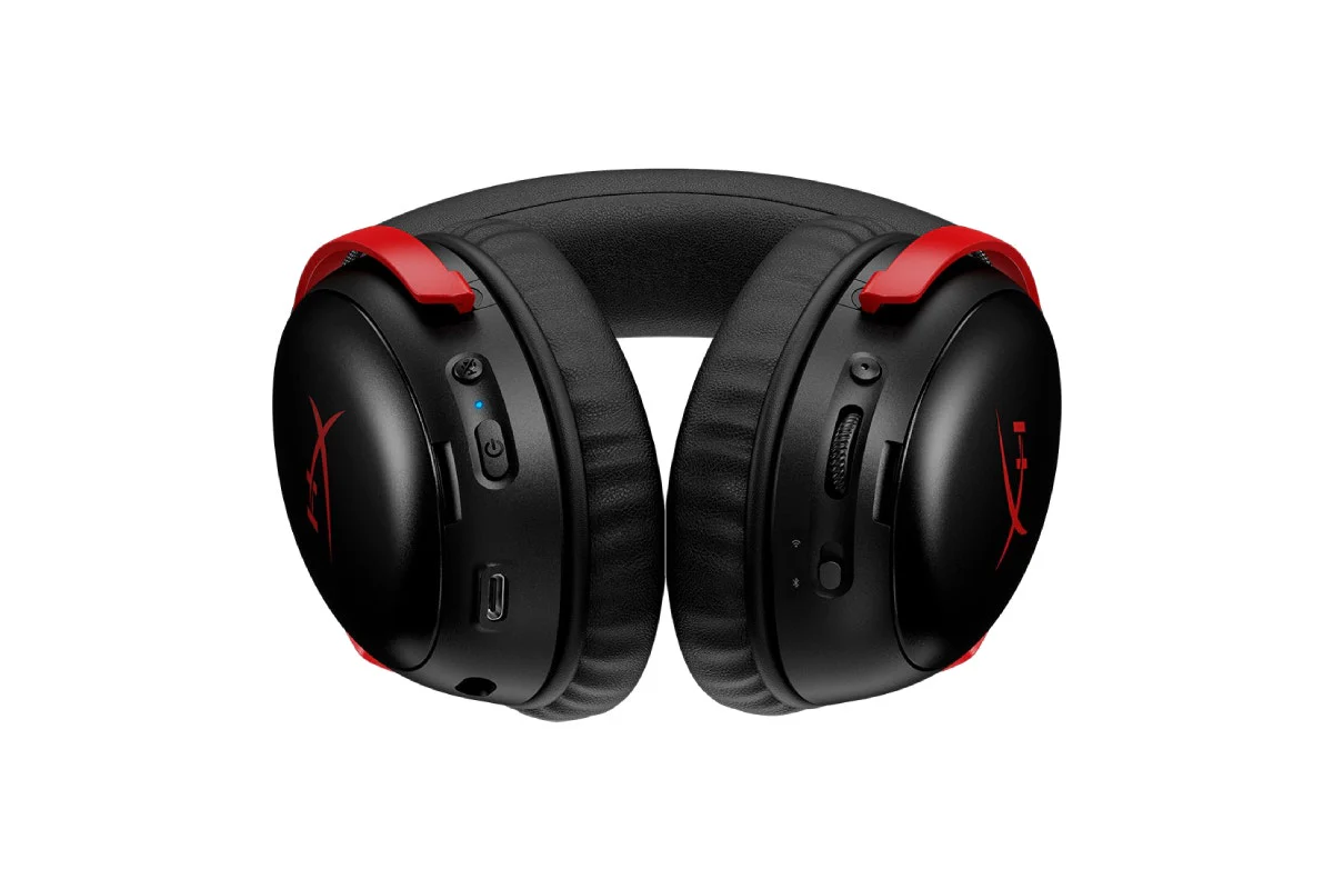 HyperX Cloud III S Wireless Gaming Headset Black Red - Image 5