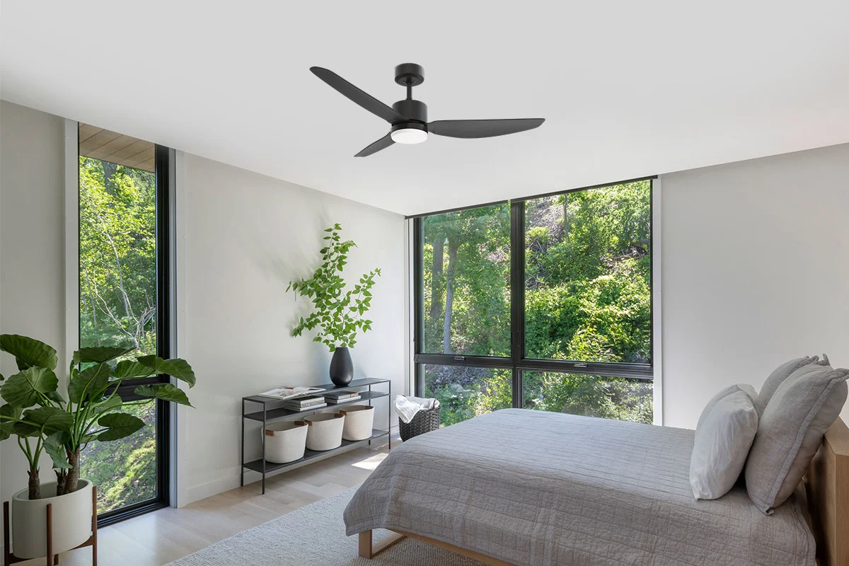 Hyundai 132cm Black DC Motor Ceiling Fan with Dimmable LED Light - Image 5