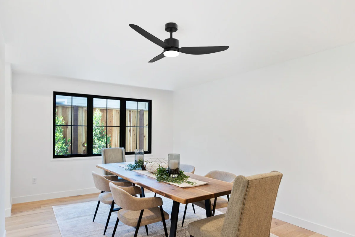 Hyundai 132cm Black DC Motor Ceiling Fan with Dimmable LED Light - Image 6