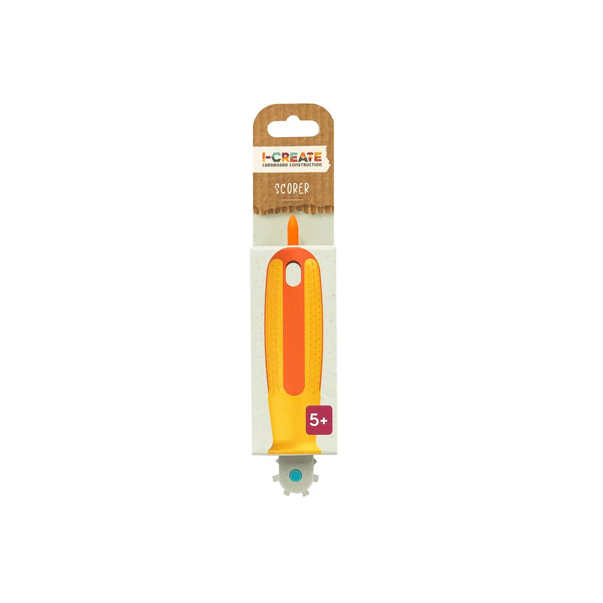I Create Scorer - Cardboard Perforating Tool - 40mm x 190mm - Yellow