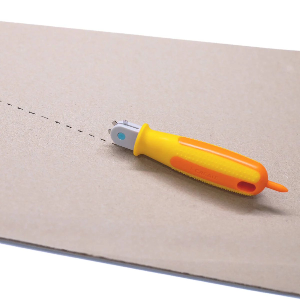 I Create Scorer - Cardboard Perforating Tool - 40mm x 190mm - Yellow - Image 4