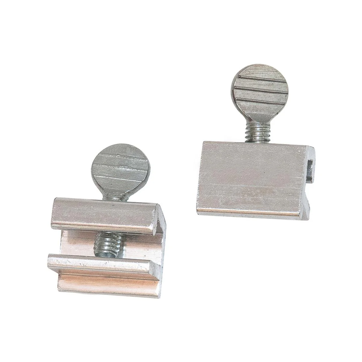 Ikonic Sliding Window Lock Aluminium 2 Pack - 98mm x 134mm - Silver - Secure Clamping