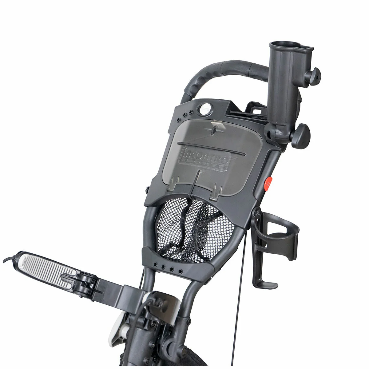 Incontro Sports CaddyCruiser ONE 4 Wheel Golf Push Cart Compact One-Click Folding Dark Grey Aluminium - Image 4