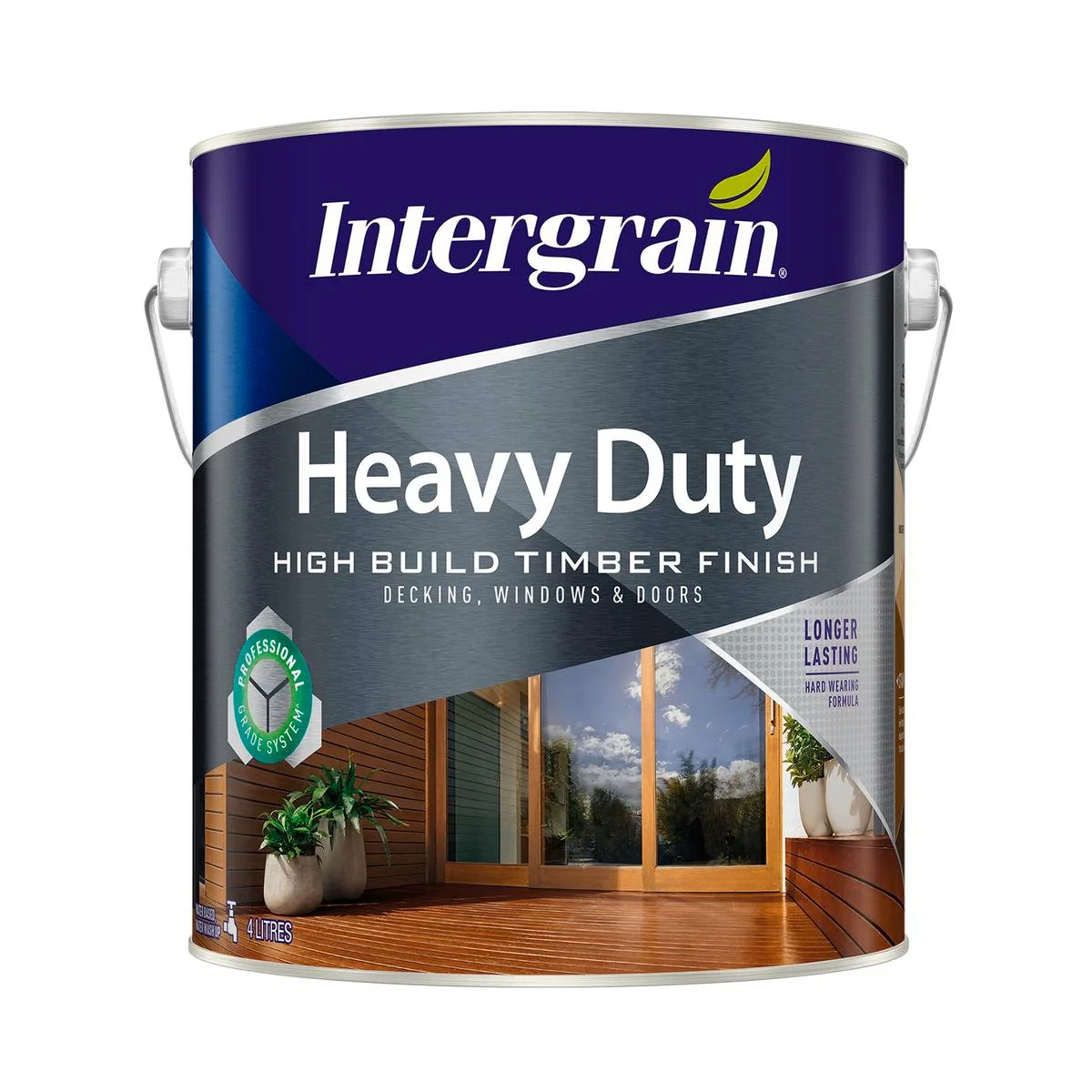 Intergrain Heavy Duty Timber Finish 4L Water Based UV Resistant