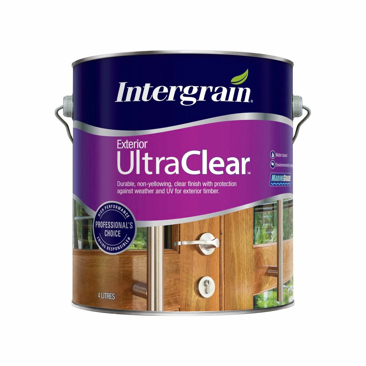 Intergrain Matt Ultraclear Exterior Varnish - 4L - Water Based - UV Resistant
