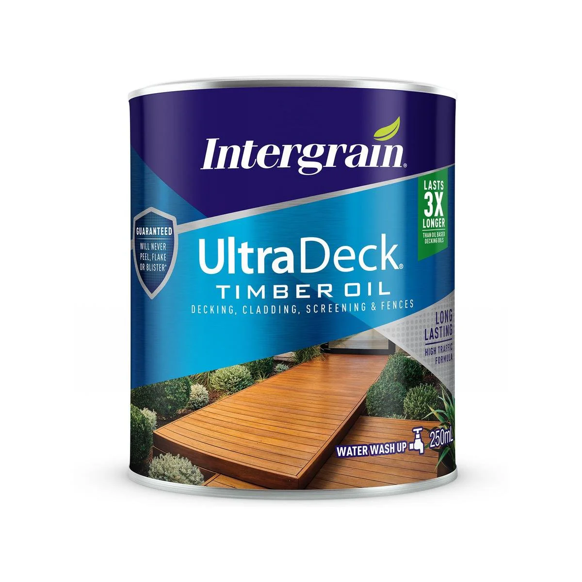 Intergrain Natural Ultradeck Timber Decking Oil 250ml Water-Based Durable