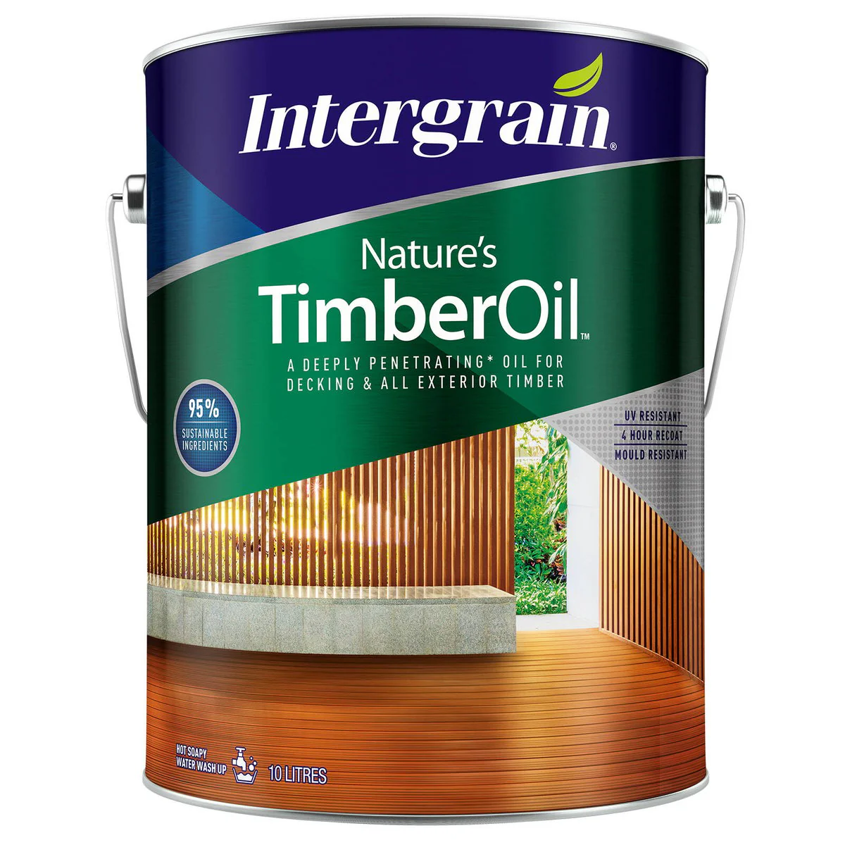 Intergrain Nature's Timber Oil - 10L - Oil Based - UV Resistant