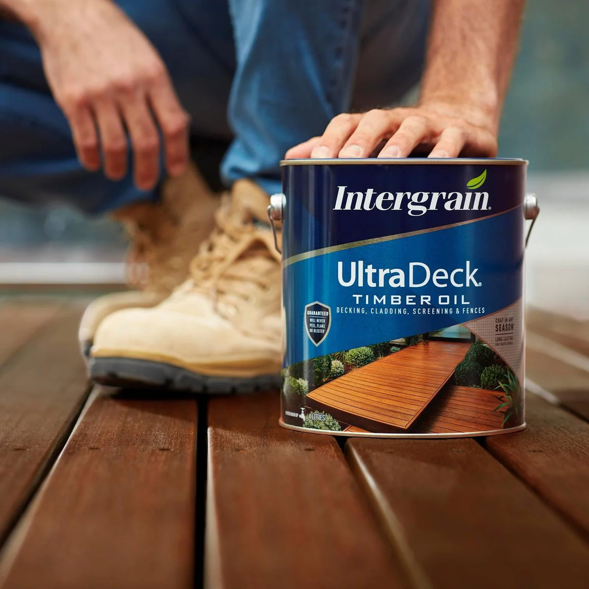 Intergrain Timber Decking Oil - 4L - Natural - Water Based - High Traffic - Image 4