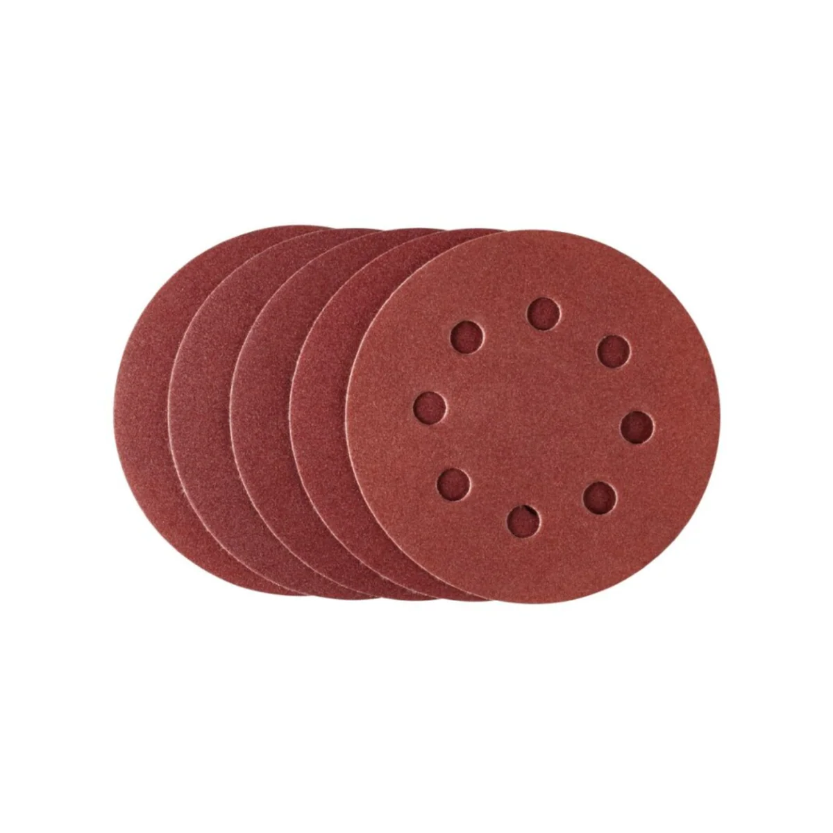 Irwin 115mm Quick Fit Random Orbital Sanding Discs 240 Grit 5 Pack - Efficient Sanding - Image 2