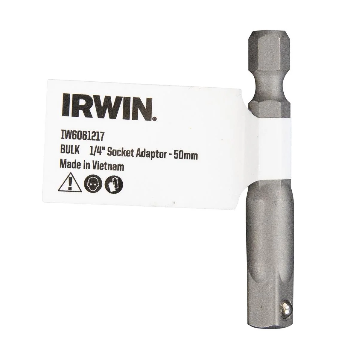 Irwin 50mm 1/4" Socket Adaptor - Durable Power Drill Accessory
