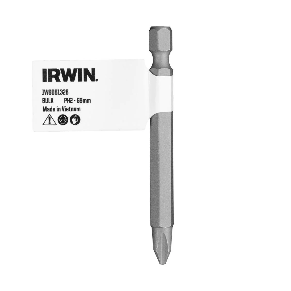Irwin Fastening Bit - 69mm - S2 Alloy Steel - Impact Driver Use