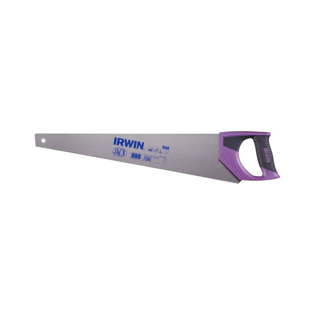 Irwin 550mm Fine Tooth Handsaw - C75 Steel - ProTouch Grip - 9 TPI