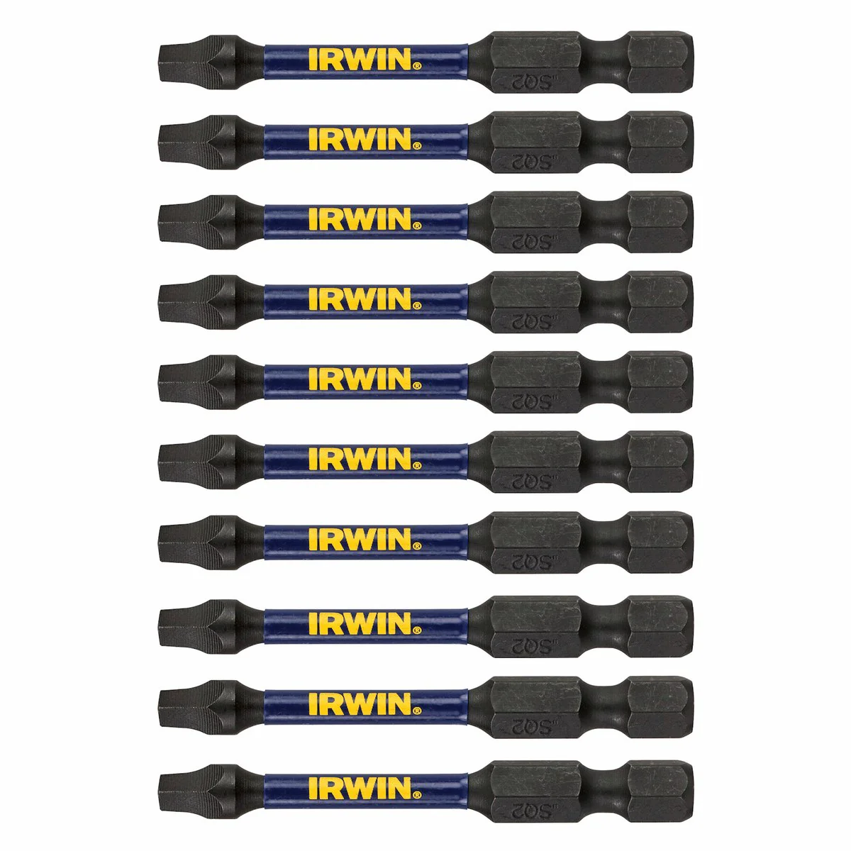 Irwin Impact Bits - 57mm SQ2 - Magnetised - High Strength - 10 Pack - Image 2