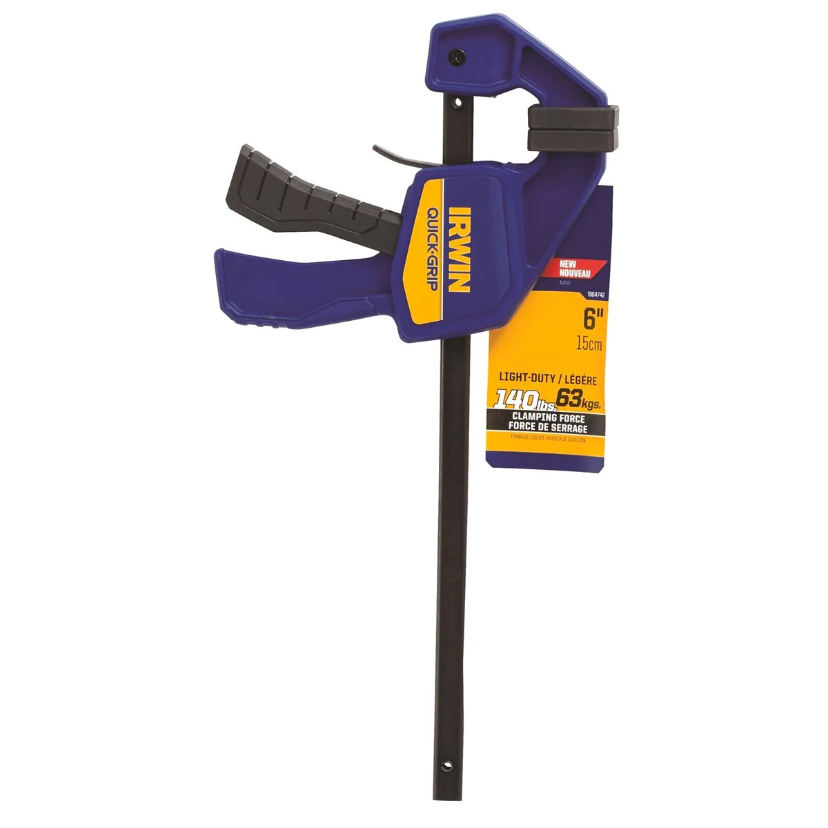 Irwin Quick Grip Mini Bar Clamp - 150mm - Steel - One-Handed Release - Image 2