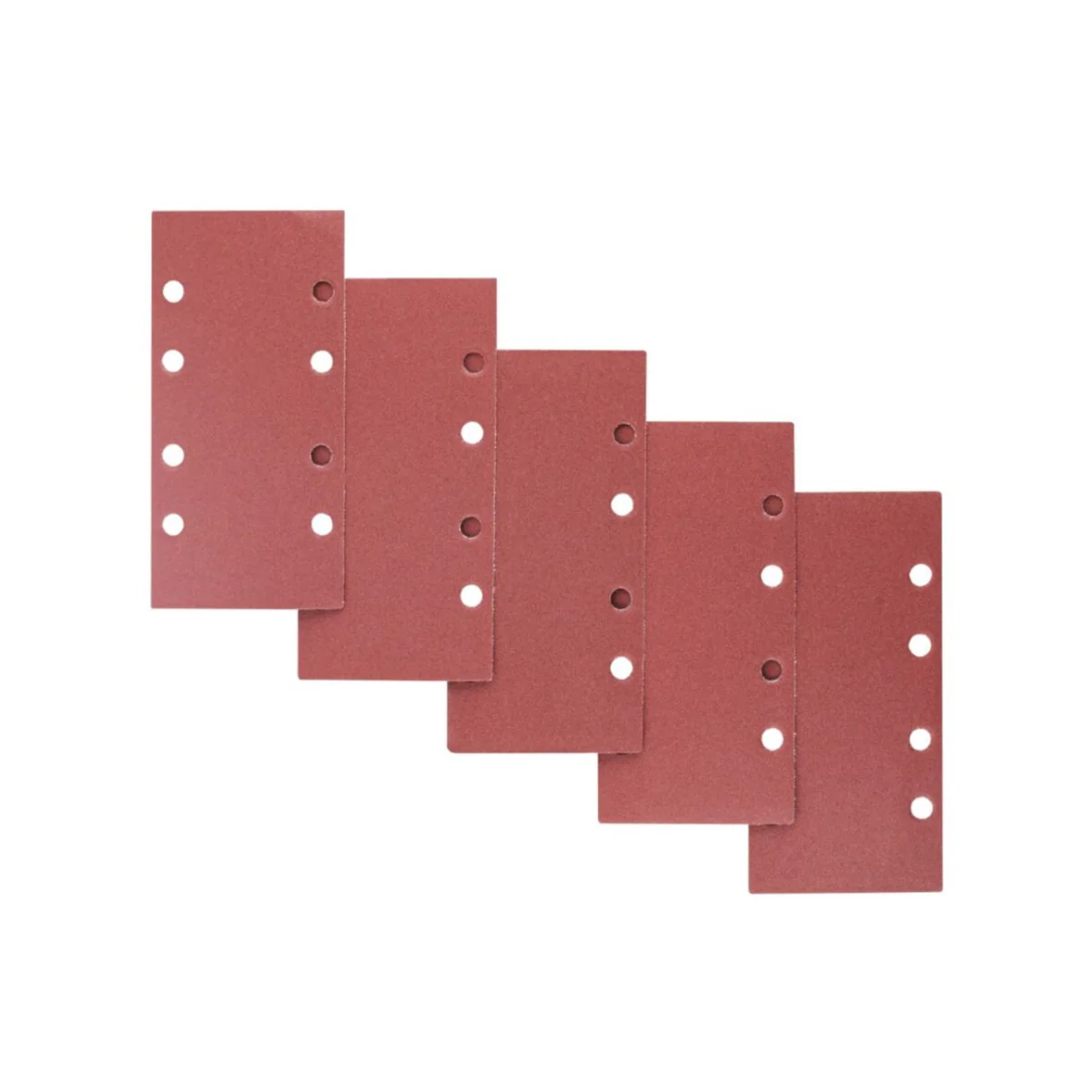 Irwin Sand Sheets 120 Grit 93 x 190mm 5 Pack - Aluminium Oxide - 8 Holes - Image 2