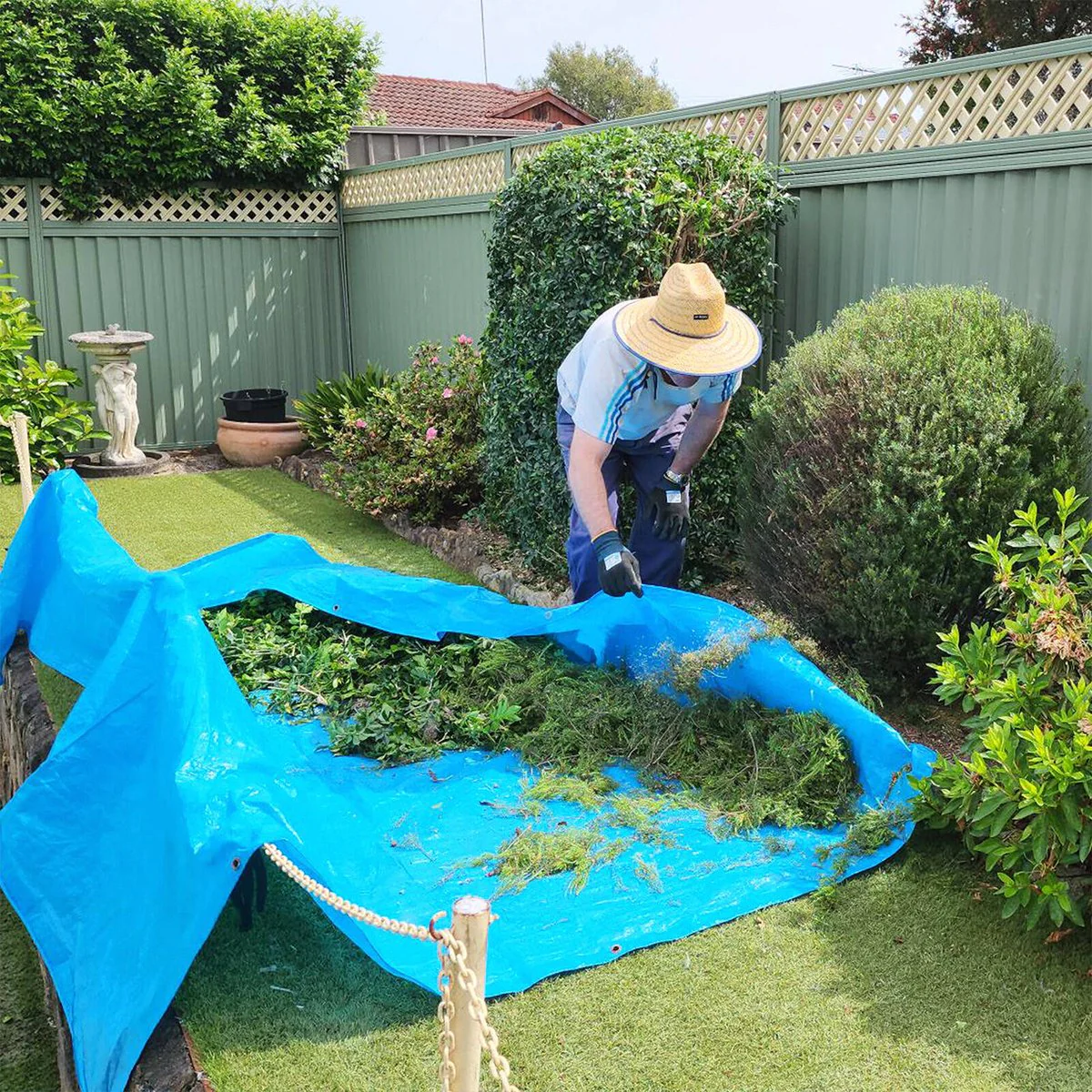 Jack 3 Medium Duty Tarpaulin 3.6m x 5.5m - Tear & Water Resistant - Image 2