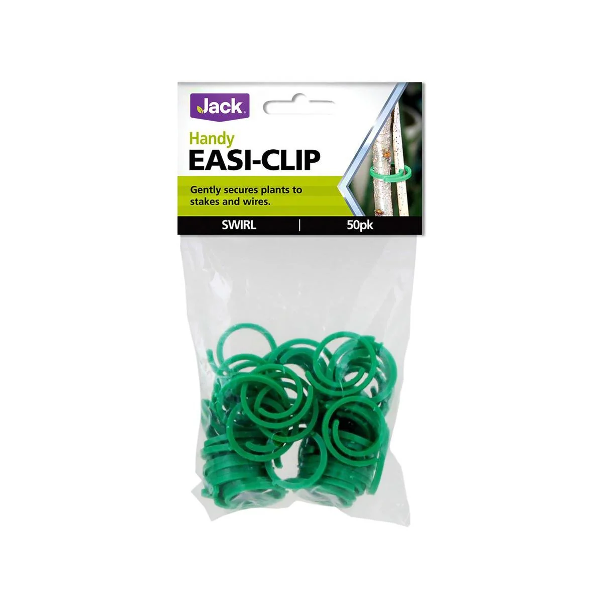 Jack Easi Clip Ties - 50 Pack - Plastic - Soft on Plants