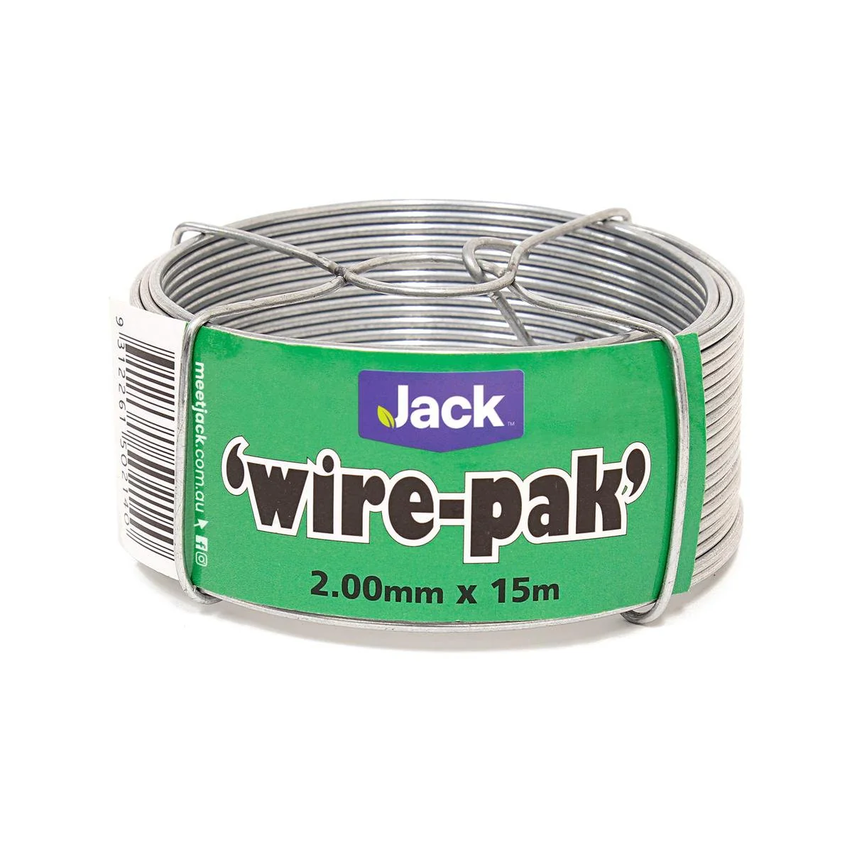 Jack Galvanised Tie Wire 2mm x 15m Steel Superlight Easy Use