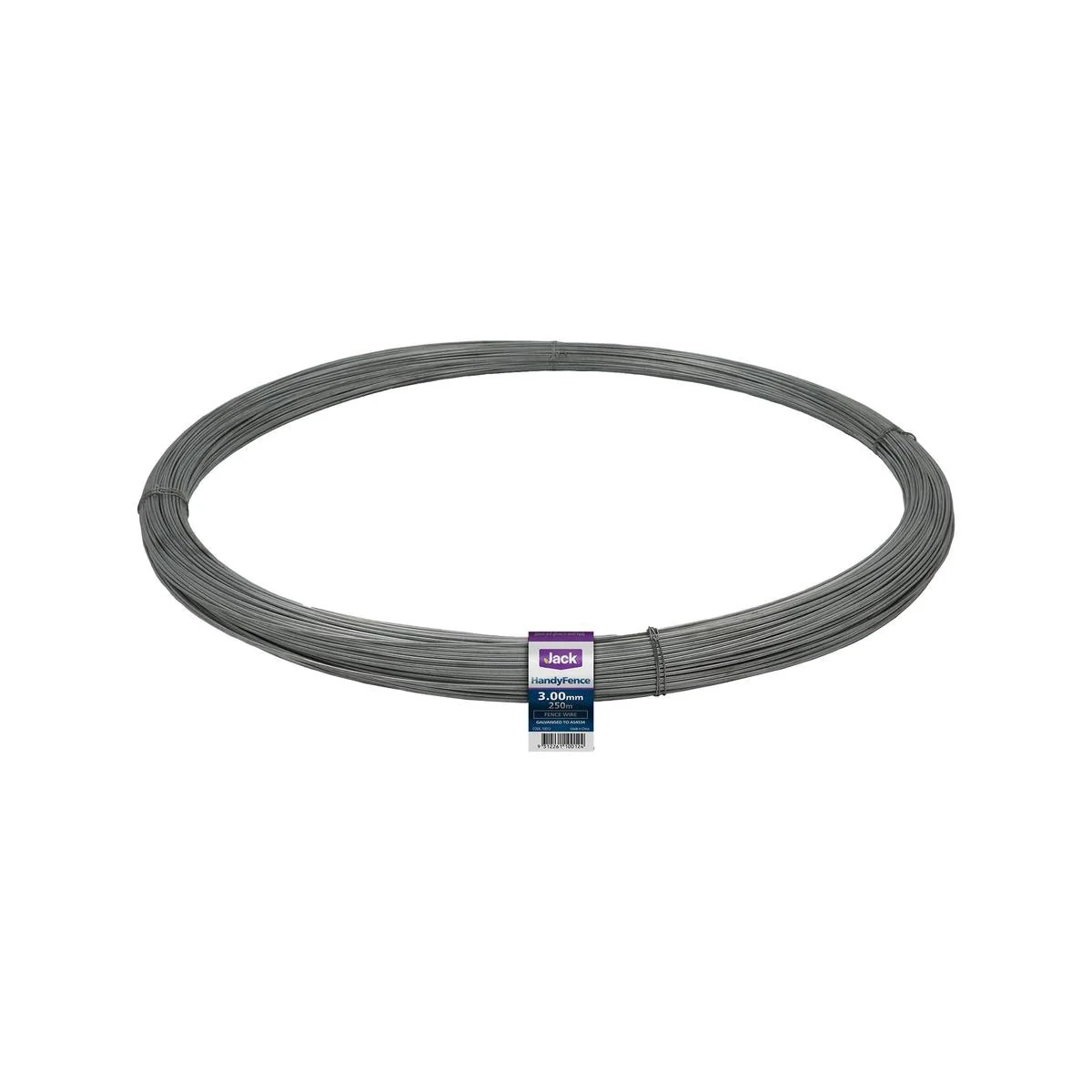 Jack Handyfence Fence Wire - 3mm x 250m - Galvanised - Soft Steel