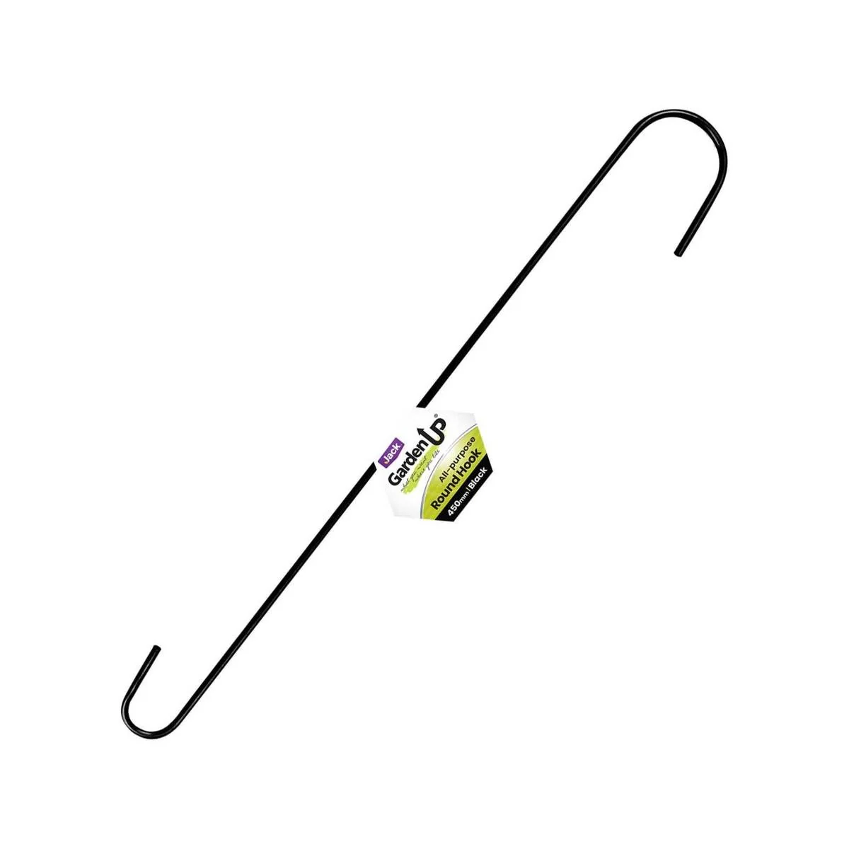 Jack Hanging Basket Hook - 450mm - Black - All-Purpose Use