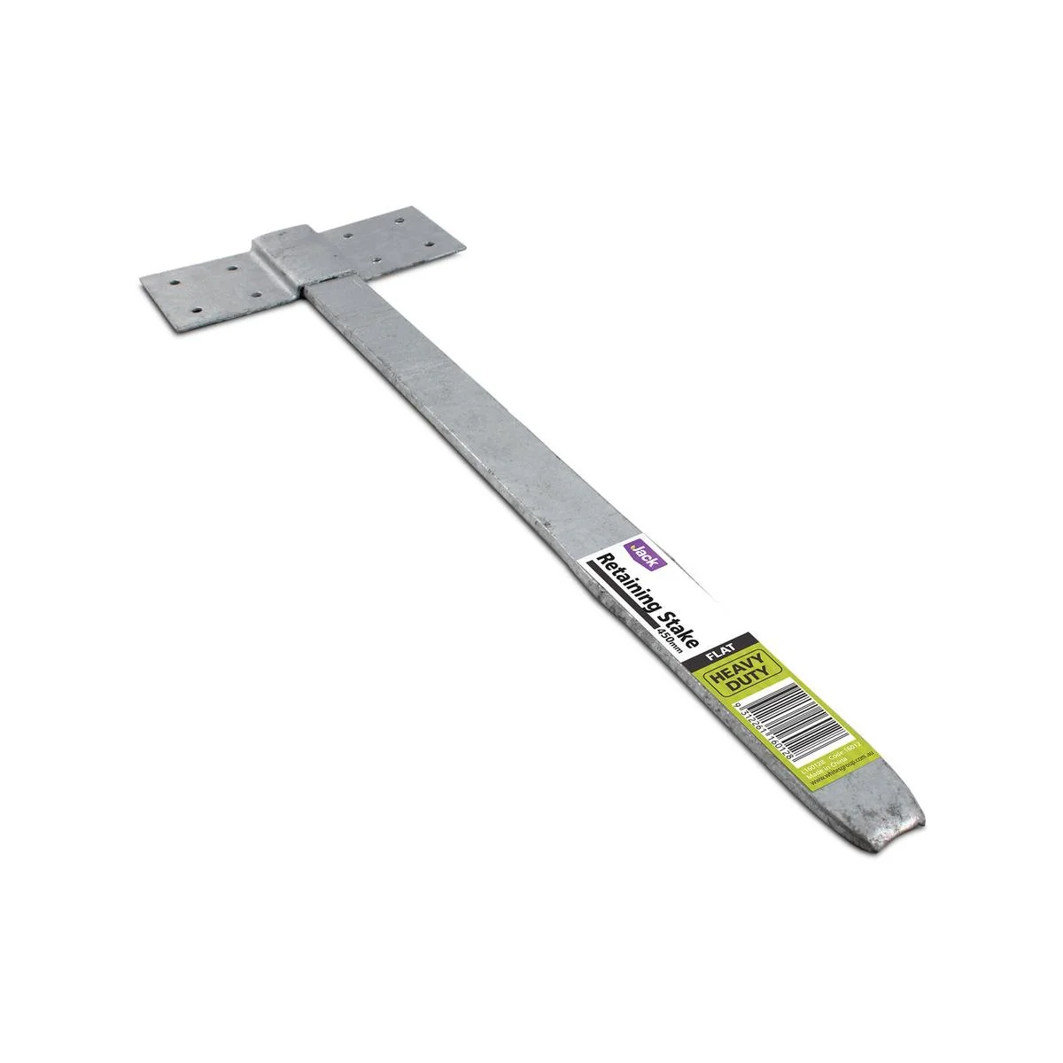 Jack Heavy Duty Steel Sleeper Peg 450mm Galvanised Easy Install