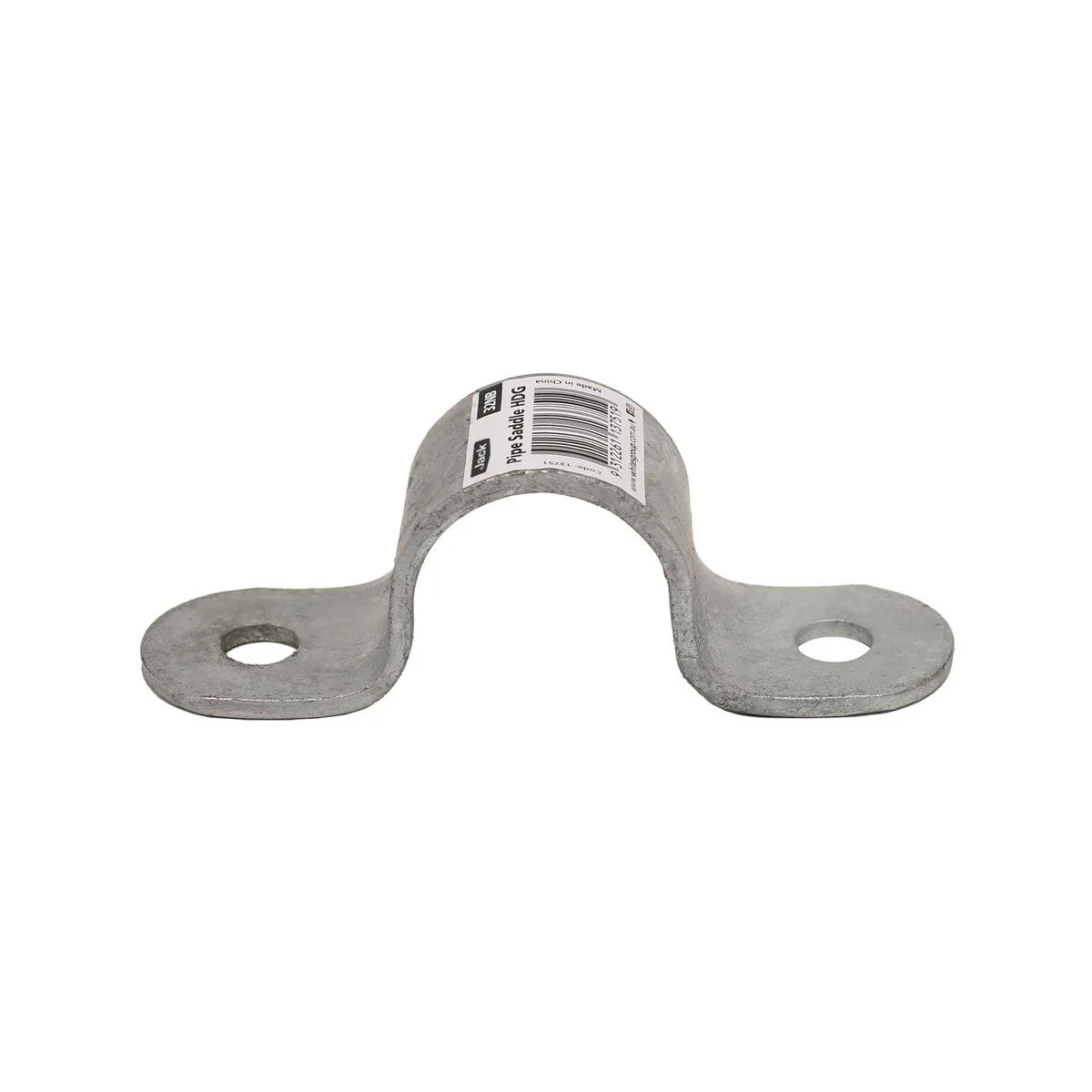Jack 32NB Hot Dipped Galvanised Pipe Saddle - 141mm x 42mm x 40mm