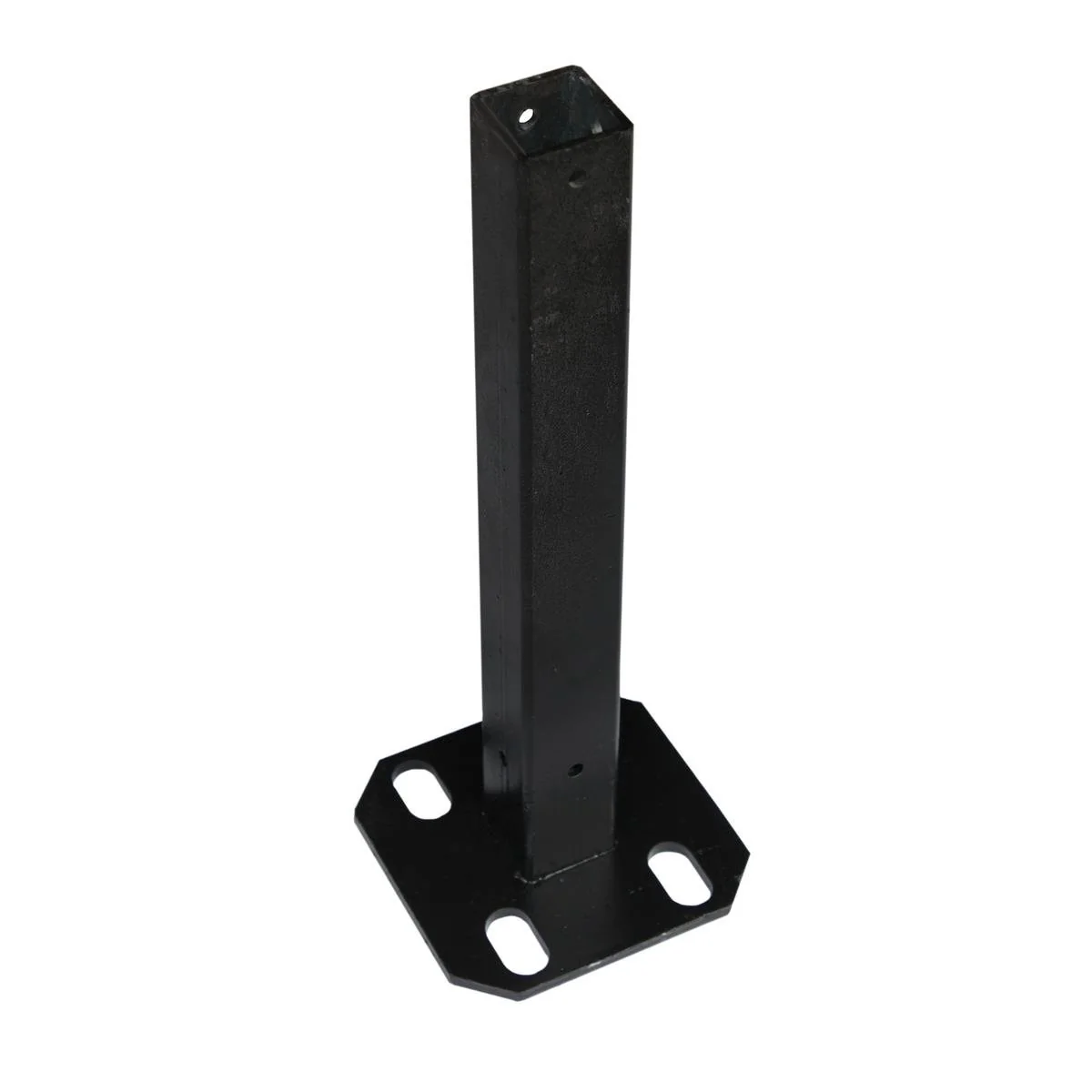 Jack Screen Up Base Plate - Aluminium 95mm Black Solid Foundation