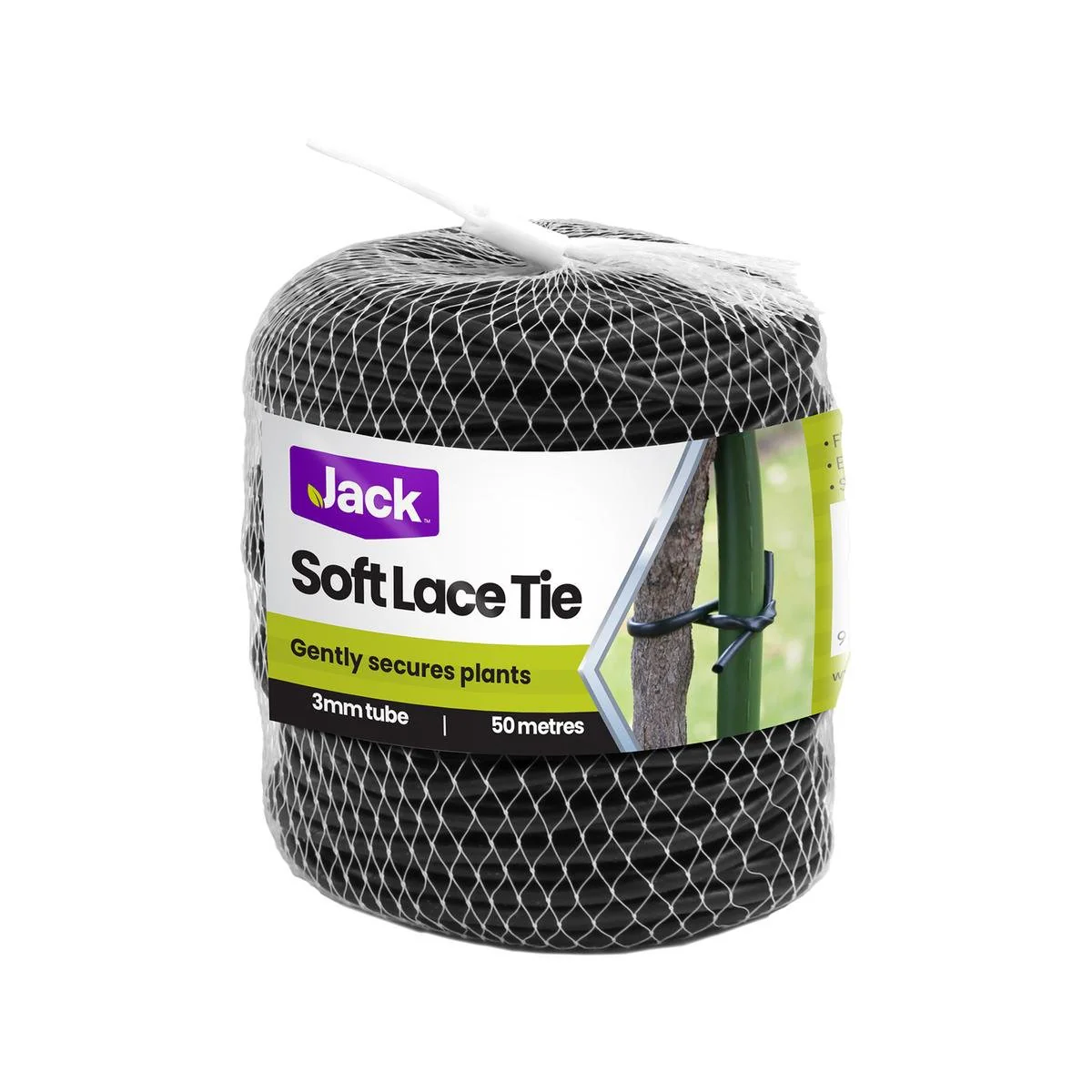 Jack Soft Lace Tie - 3mm x 50m - Plastic - Soft on Plants