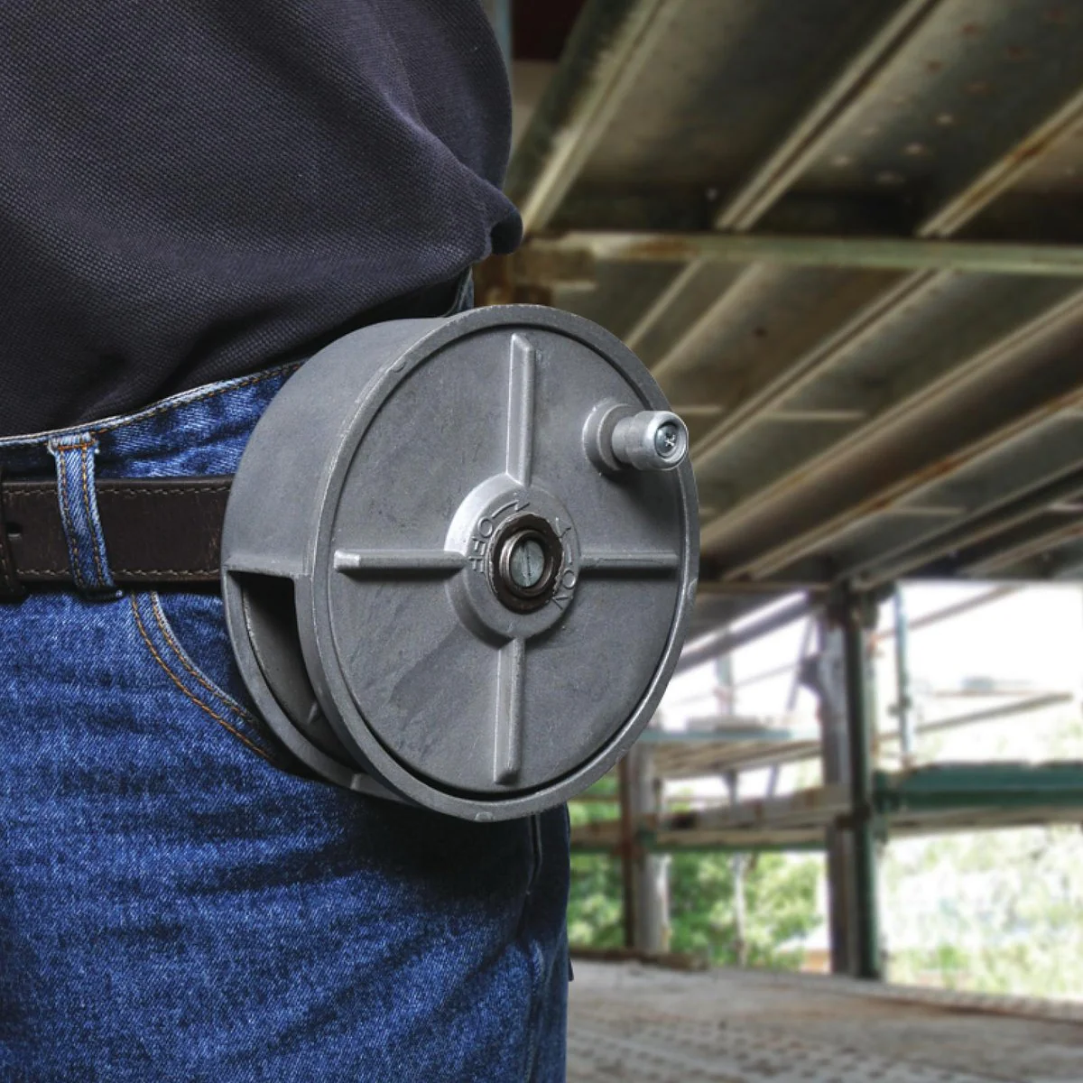 Jack Tie Wire Reel - 150mm - Aluminium - Left or Right Handed Use - Image 2